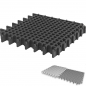 Preview: Rasengitterplatten schwarz | 100 x 100 x 10 cm | FH 3,00 m